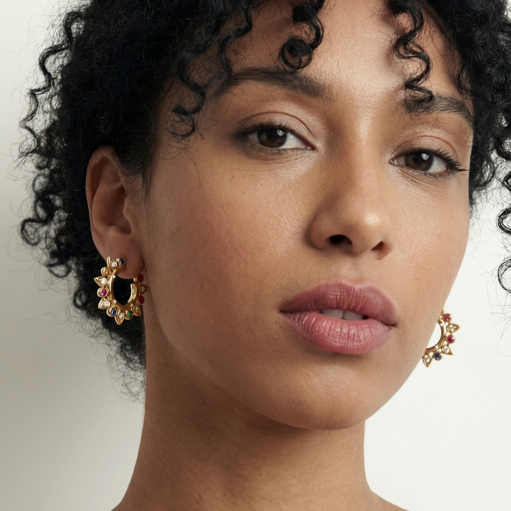 Arabic Traditional Jewelry After AI modeling